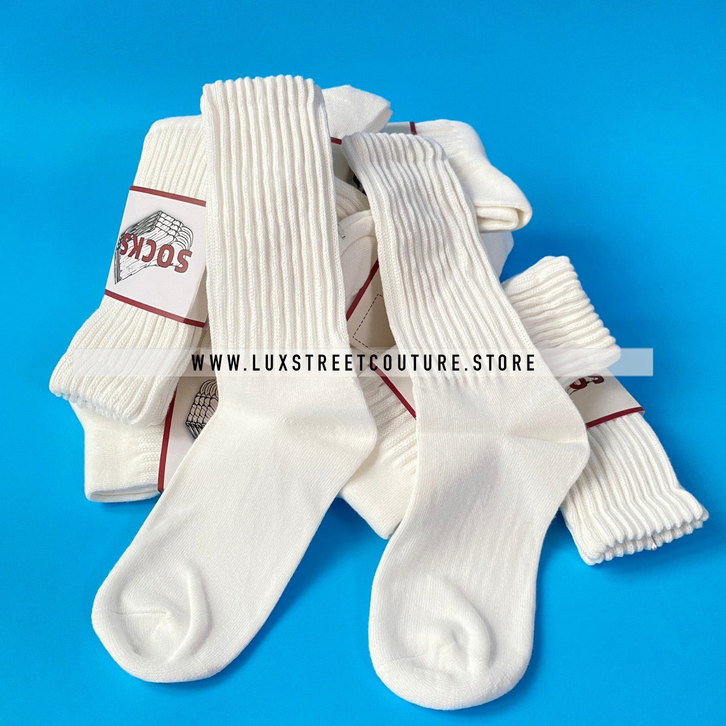 PLAIN HIGH SOCKS (3 Pairs)
