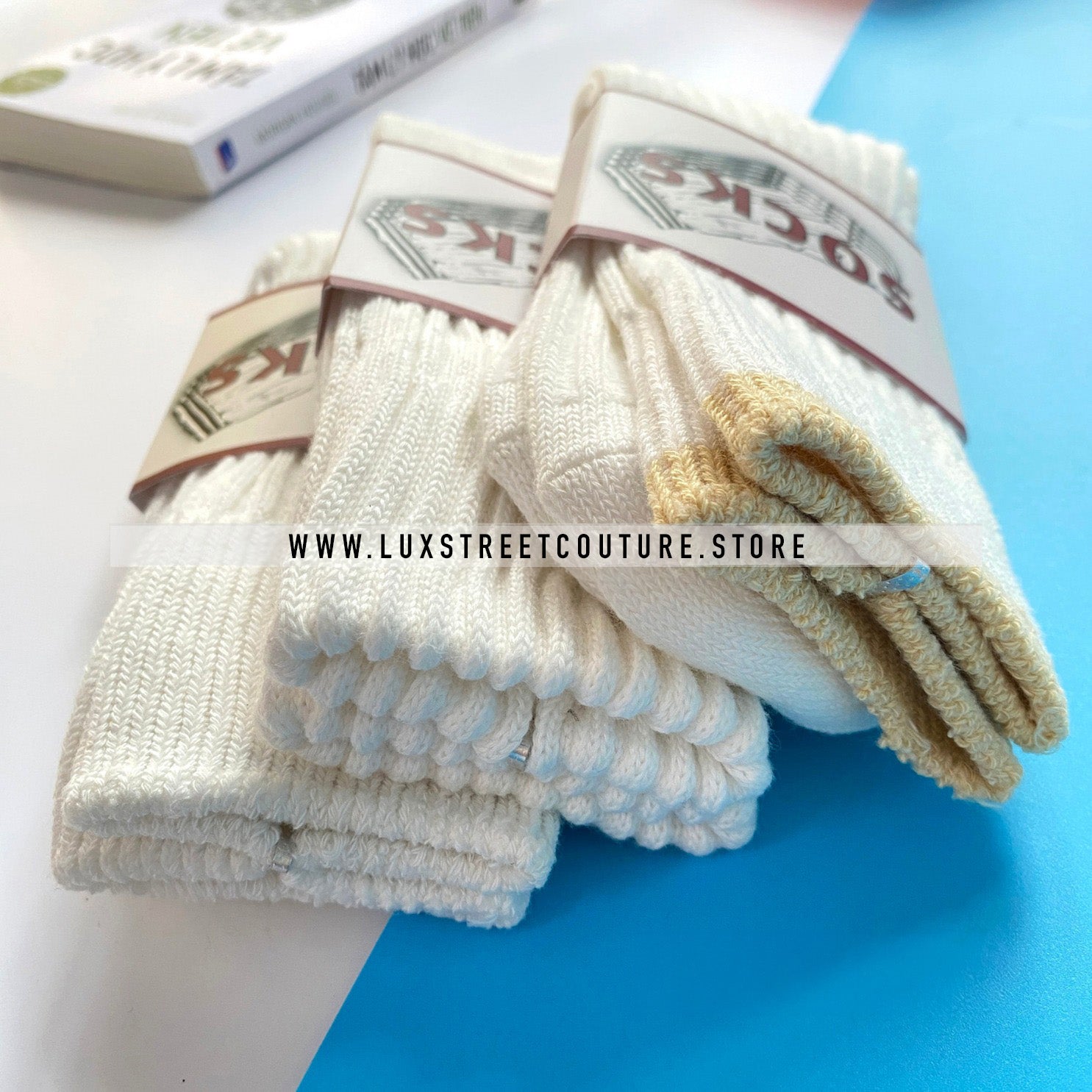 PLAIN HIGH SOCKS (3 Pairs)